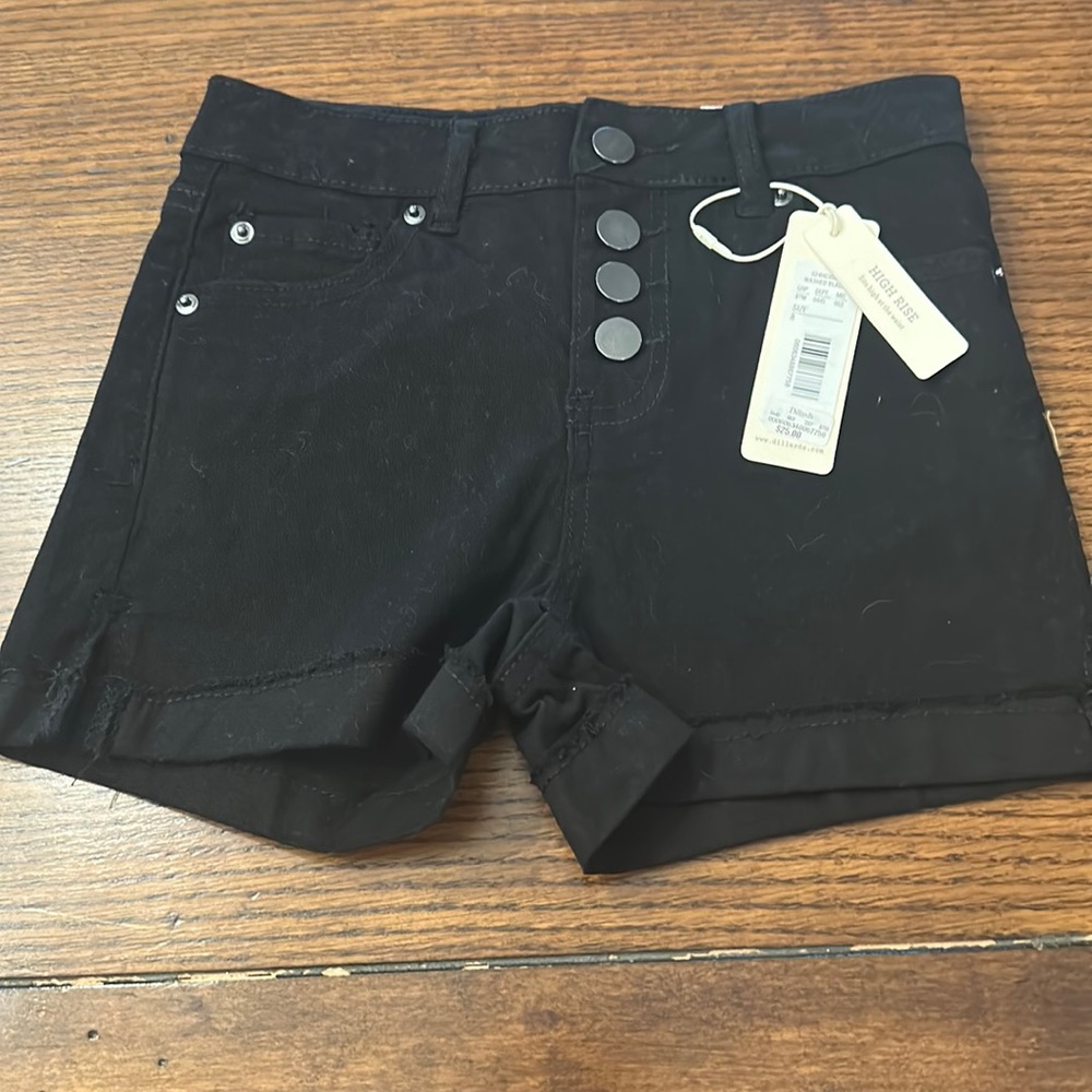 NWT Girls Shorts Size 8 Black
